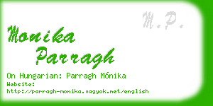monika parragh business card